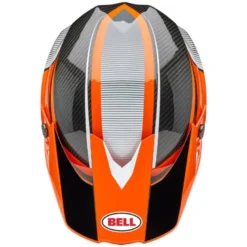 Casco Cross Bell Moto-10 Spherical 2025 Evade Arancio Nero ECE 06