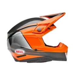 Casco Cross Bell Moto-10 Spherical 2025 Evade Arancio Nero ECE 06