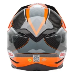 Casco Cross Bell Moto-10 Spherical 2025 Evade Arancio Nero ECE 06