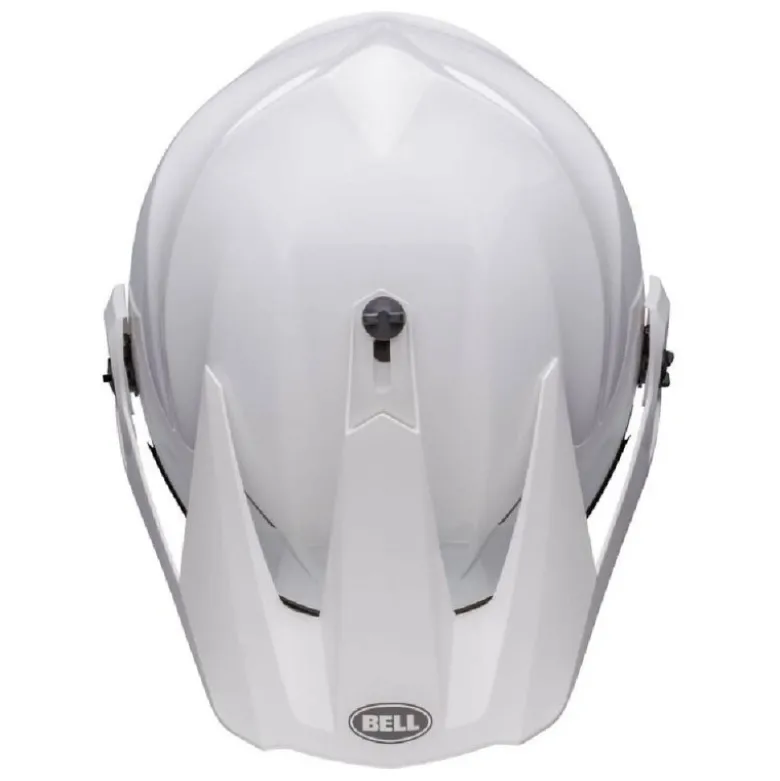 Casco Cross Bell MX-9 Adventure Mips Bianco Lucido