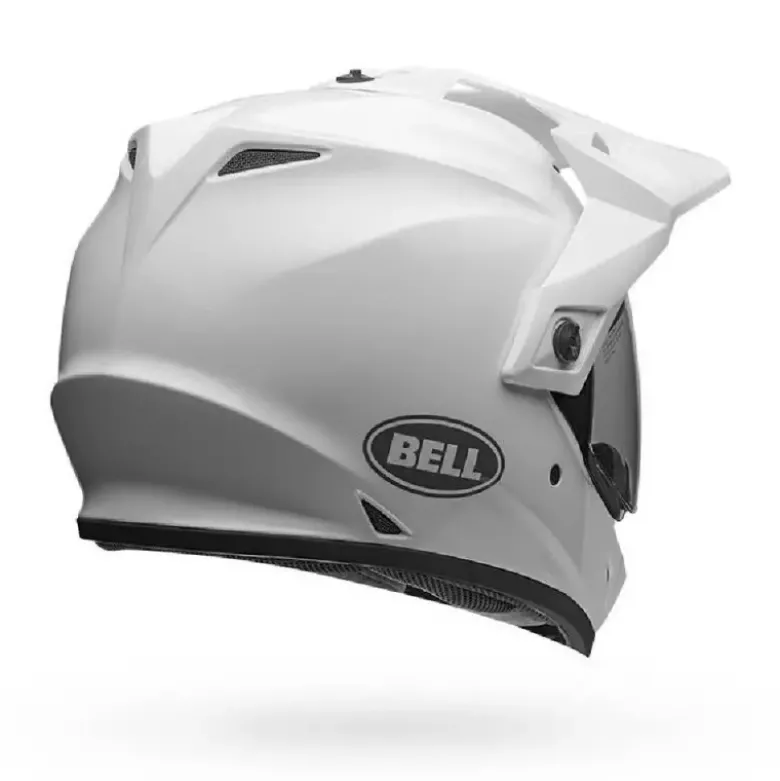 Casco Cross Bell MX-9 Adventure Mips Bianco Lucido