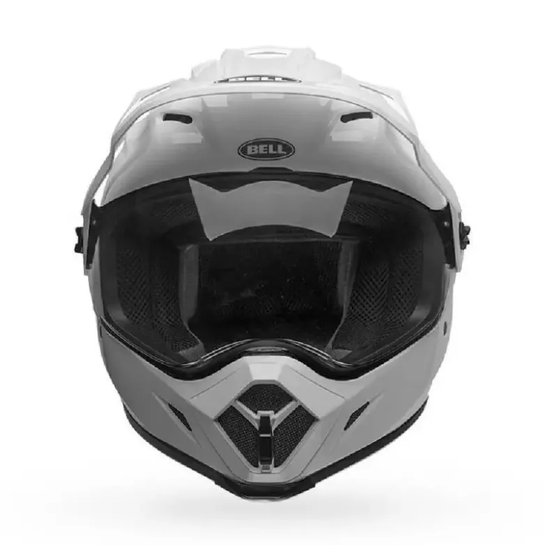 Casco Cross Bell MX-9 Adventure Mips Bianco Lucido