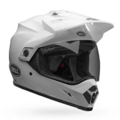 Casco Cross Bell MX-9 Adventure Mips Bianco Lucido