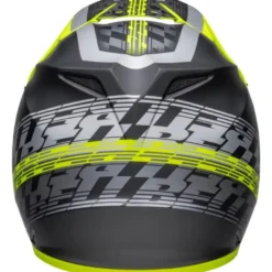 Casco Cross Bell MX-9 Mips Offset Nero Opaco Giallo Alta Visibilità