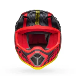 Casco Cross Bell MX-9 Mips Offset Nero Rosso Opaco