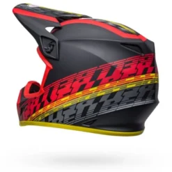 Casco Cross Bell MX-9 Mips Offset Nero Rosso Opaco