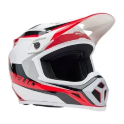 Casco Cross Bell Mx-9 Mips Rift Rosso Bianco ECE 06