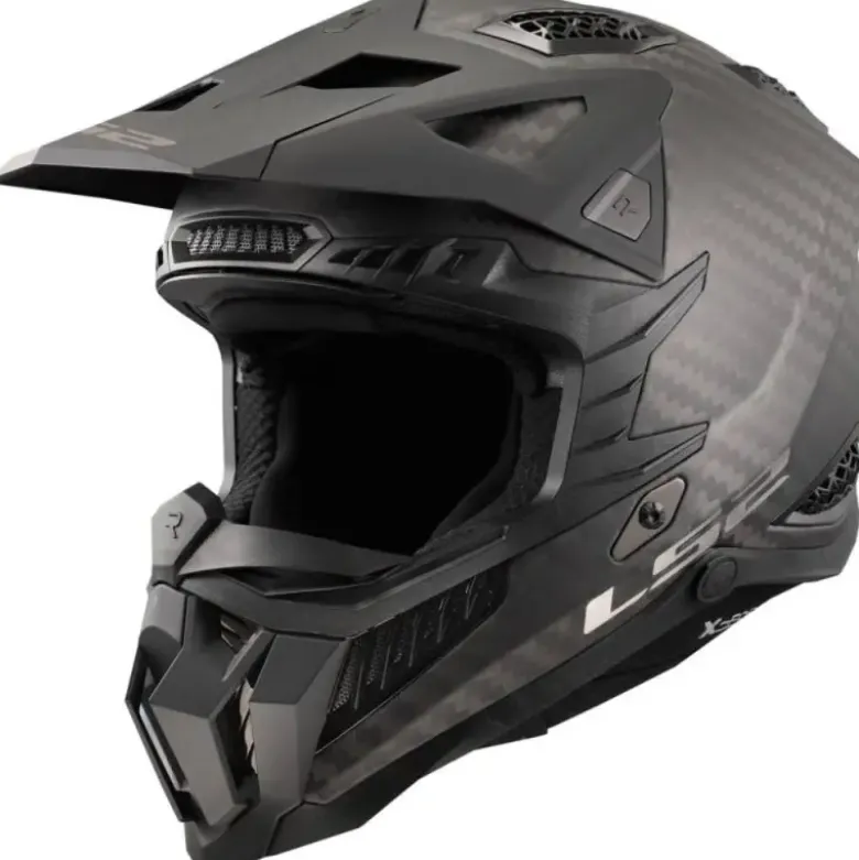 Casco Cross Carbonio Ls2 MX703 X-Force Carbon Opaco