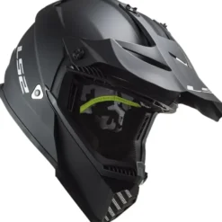 Casco Cross Enduro Ls2 Mx437 Fast Evo Nero Opaco