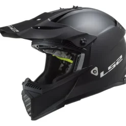 Casco Cross Enduro Ls2 Mx437 Fast Evo Nero Opaco
