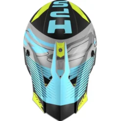 Casco Cross Givi 601 Fresh Azzurro Nero Titanio