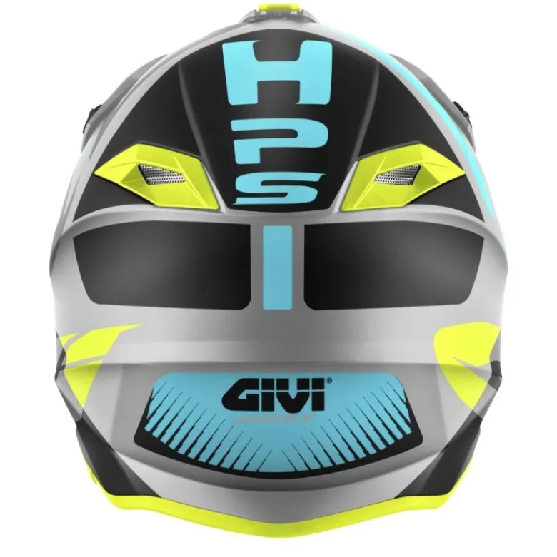 Casco Cross Givi 601 Fresh Azzurro Nero Titanio