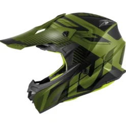 Casco Cross Givi 601 Fresh Nero Verde Militare