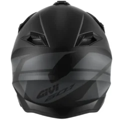 Casco Cross Givi 601 Invert Nero Opaco Grigio Scuro