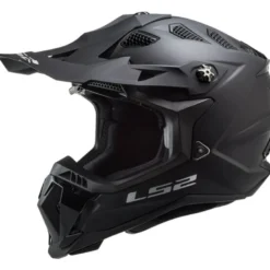 Casco Cross Ls2 Mx700 Subverter Evo II Full Black Nero Opaco