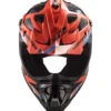 Casco Cross Ls2 Mx700 Subverter Evo II Stomp Arancio Fluo Nero Lucido