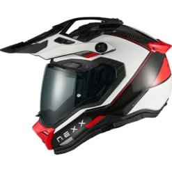 Casco Cross Nexx X.RALLY Raid Bianco Rosso