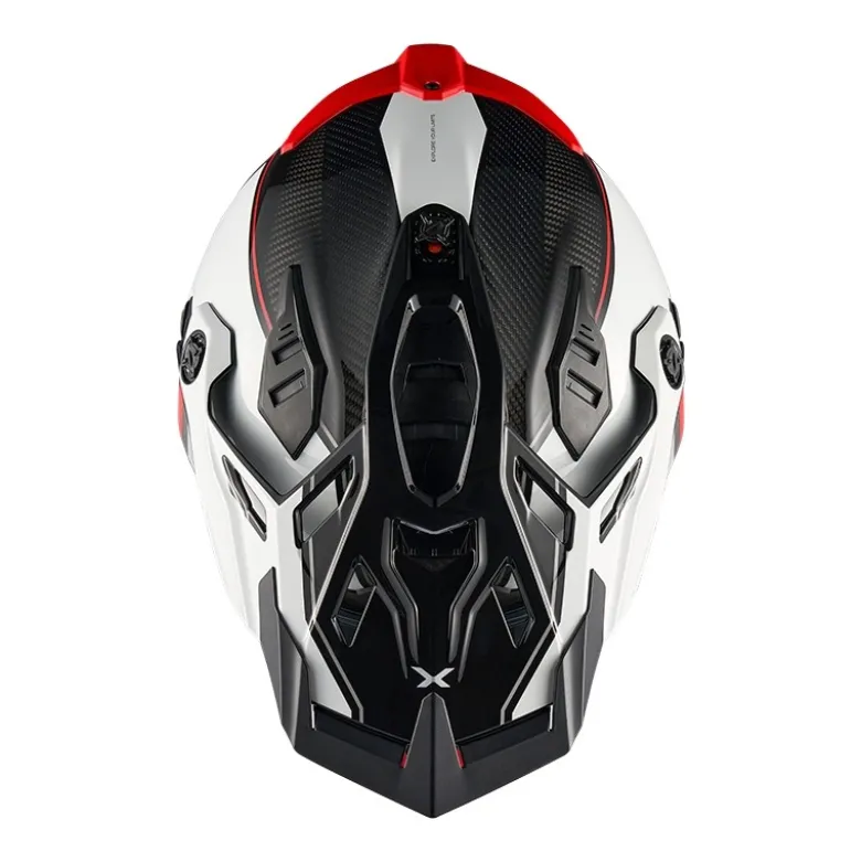 Casco Cross Nexx X.RALLY Raid Bianco Rosso