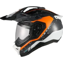 Casco Cross Nexx X.RALLY Yuma Grigio Arancione