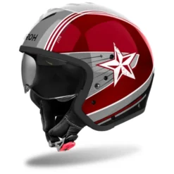 Casco Crossover Airoh J 110 Command Borgogna Lucido