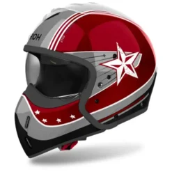 Casco Crossover Airoh J 110 Command Borgogna Lucido