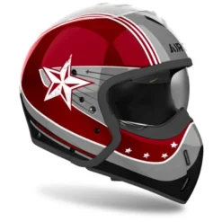 Casco Crossover Airoh J 110 Command Borgogna Lucido
