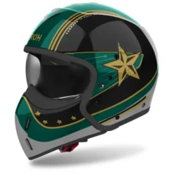 Casco Crossover Airoh J 110 Command Verde Lucido