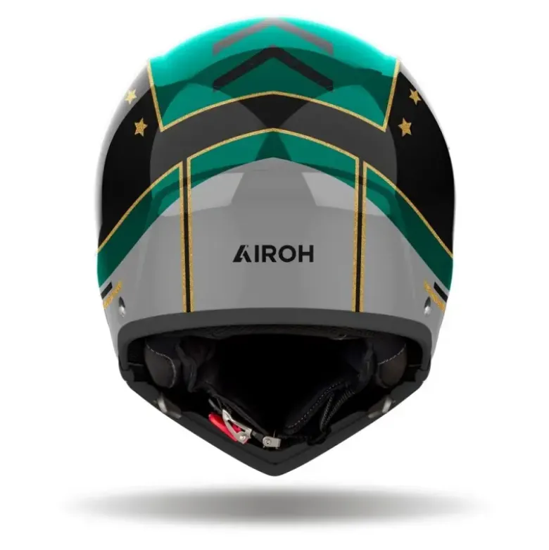 Casco Crossover Airoh J 110 Command Verde Lucido