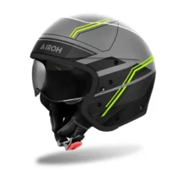 Casco Crossover Airoh J 110 Slim Giallo Opaco