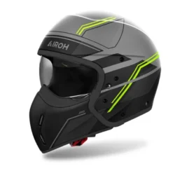 Casco Crossover Airoh J 110 Slim Giallo Opaco