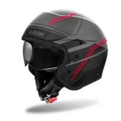 Casco Crossover Airoh J 110 Slim Rosso Opaco