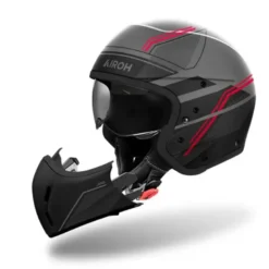Casco Crossover Airoh J 110 Slim Rosso Opaco