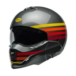 Casco Crossover Bell Broozer Prime Grigio Caldo