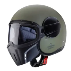 Casco Crossover Caberg Ghost X Verde Militare Opaco