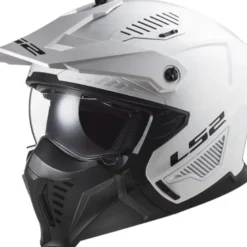 Casco Crossover Ls2 OF606 Drifter Solid Bianco