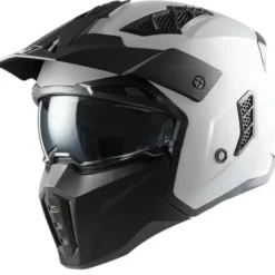 Casco Crossover MPH Harrier Bianco Lucido