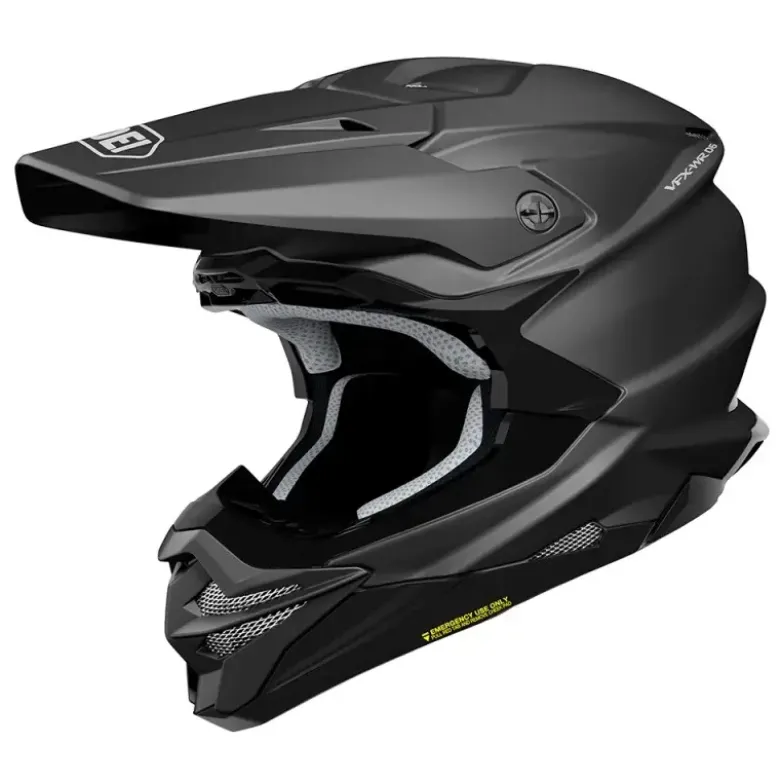Casco Cross Shoei Vfx-Wr 06 Nero Opaco