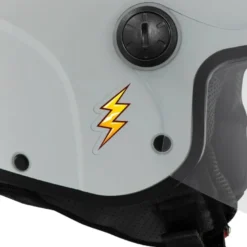 Casco Demi-jet Bambino Tucano Urbano El'Kid Bianco Lucido