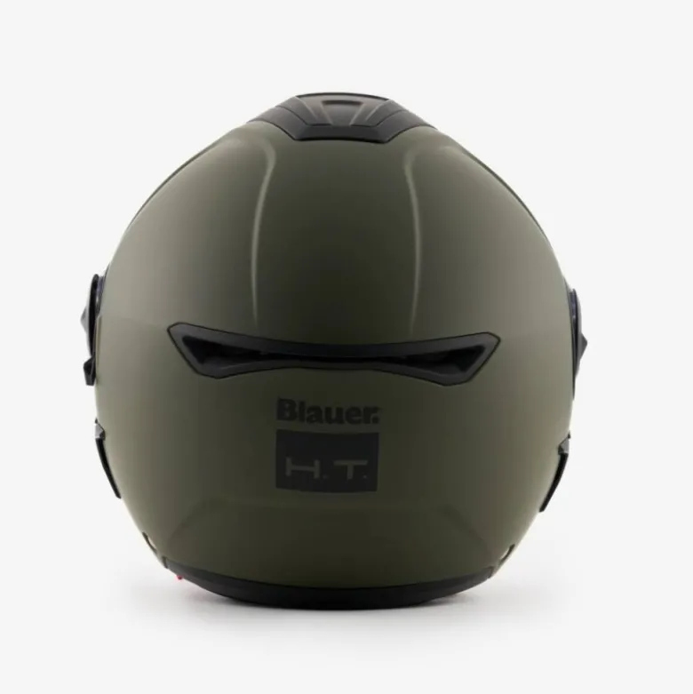 Casco Demi Jet Blauer DJ-01 Monochrome Verde Opaco