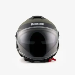 Casco Demi Jet Blauer DJ-01 Verde Opaco