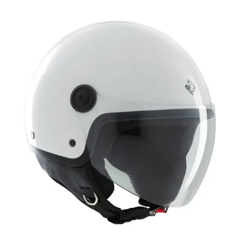 Casco Demi-jet Tucano Urbano El'Jettin 6.0 Bianco Ghiaccio Lucido