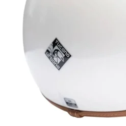 Casco Demi-jet Tucano Urbano El'Jettin 6.0 Bianco Perla Lucido