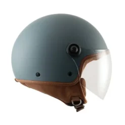Casco Demi-jet Tucano Urbano El'Jettin 6.0 Blu Petrolio Opaco