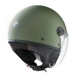Casco Demi-jet Tucano Urbano El'Jettin 6.0 Verde Militare Opaco
