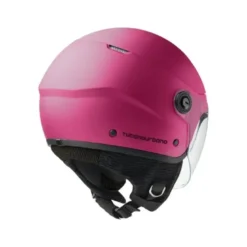 Casco Demi-jet Tucano Urbano El'Pop Rosa Opaco
