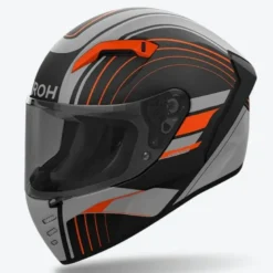 Casco Integrale Airoh CNA32 Connor Achieve Arancione Opaco