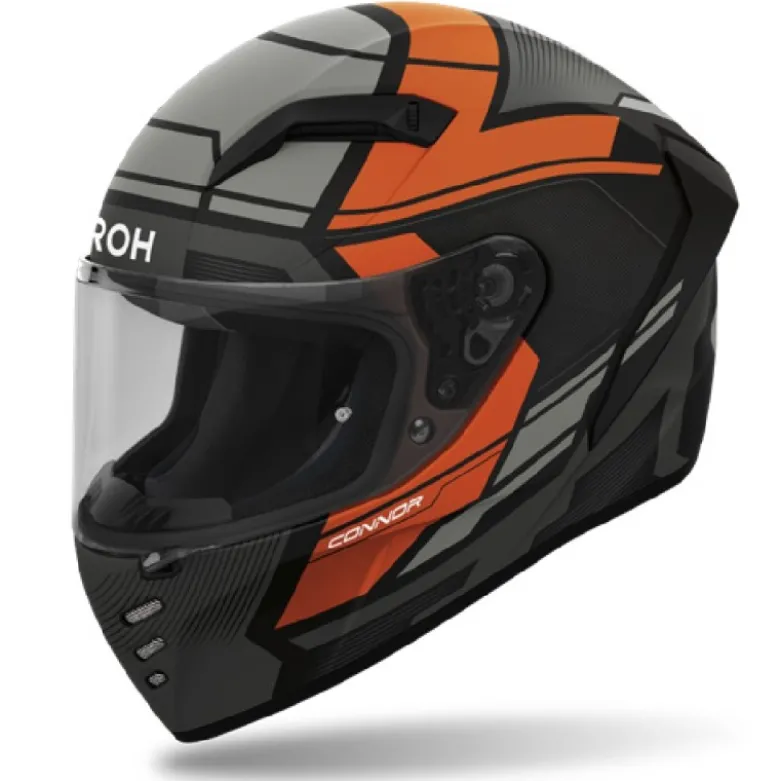 Casco Integrale Airoh CNE32 Connor Ego Arancione Opaco