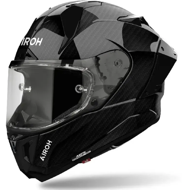 Casco Integrale Airoh Gp800 Carbon 6K Nero Lucido