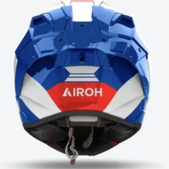 Casco Integrale Airoh Gp800 Competition Blu Rosso Lucido