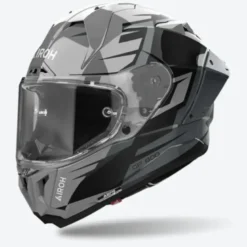 Casco Integrale Airoh Gp800 Master Grigio Metalizzato Lucido